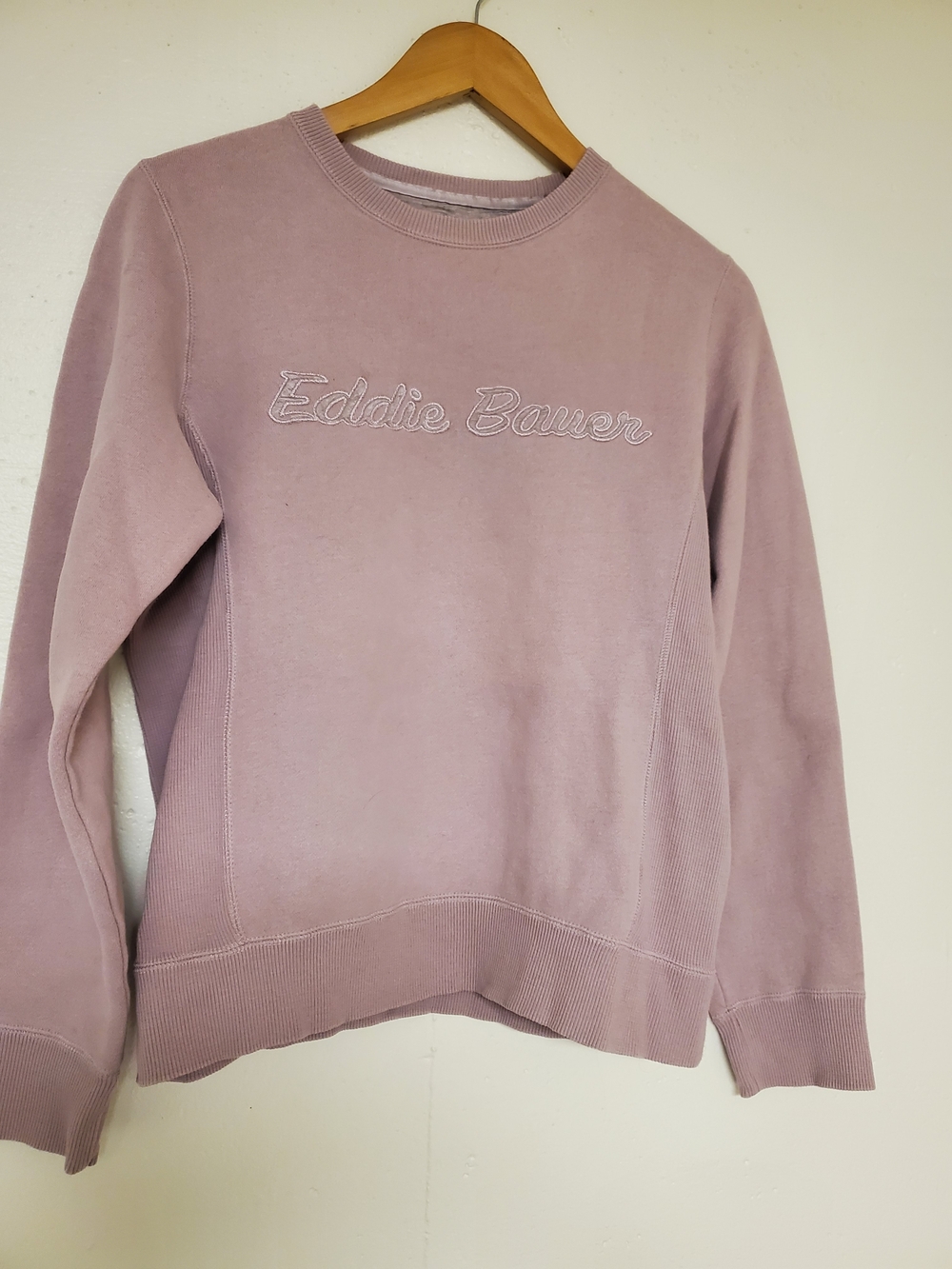 Eddie Bauer Women's Dusty Pink Crewneck Sweatshirt